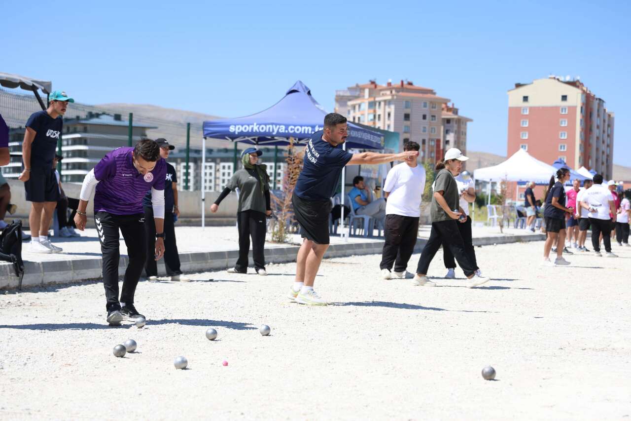 Konya'da 3. Uluslararası Bocce Turnuvası başladı 11